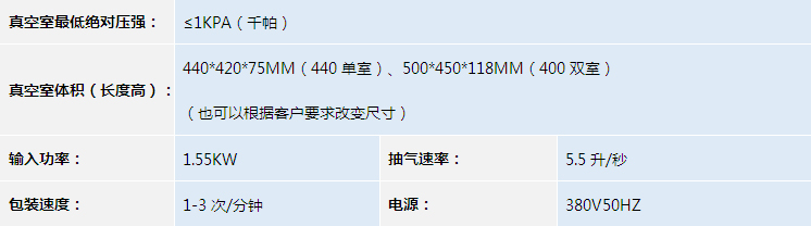 单室真空（充气）包装机